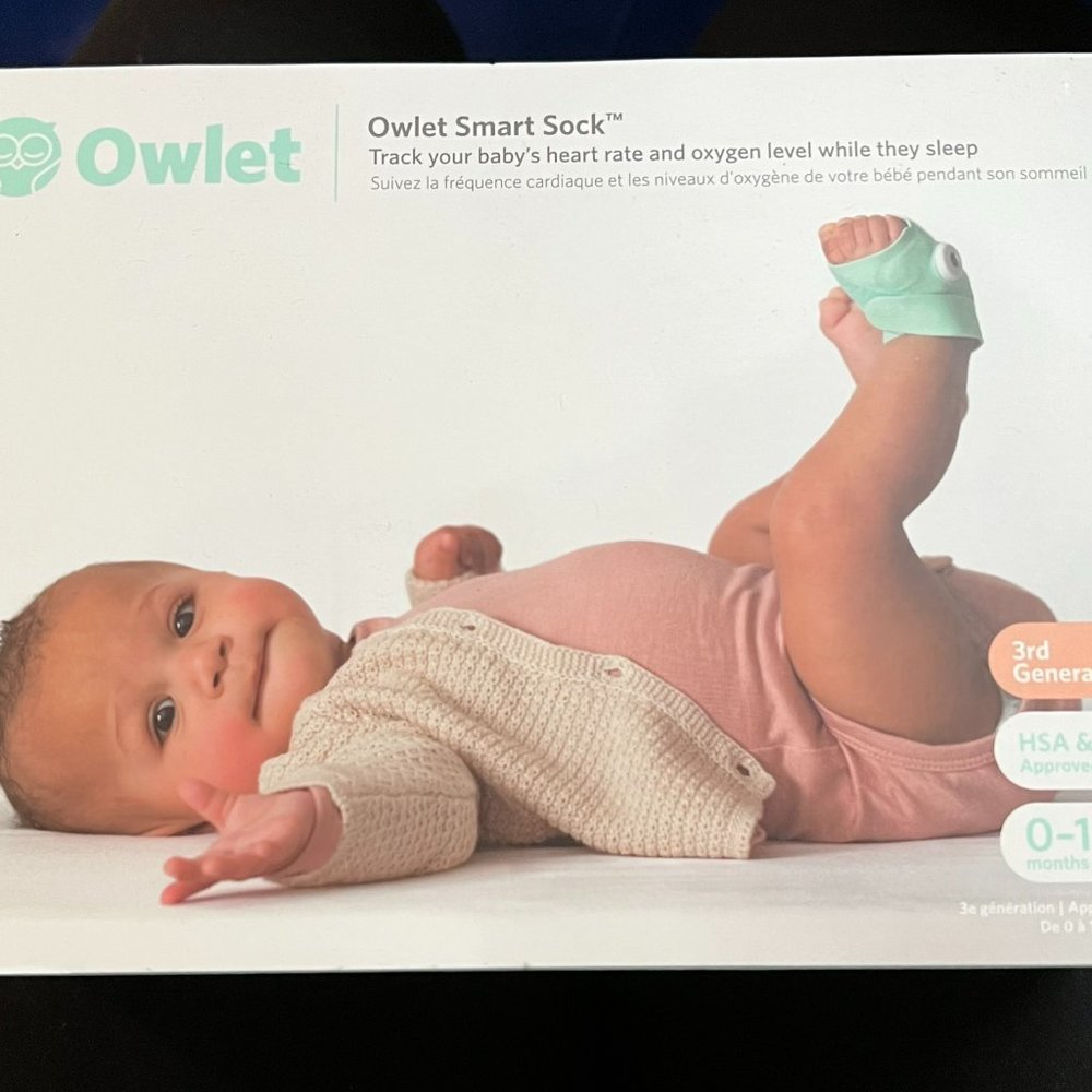 Brand New Owlet Smart Sock - 3rd Generation - Dream Sock